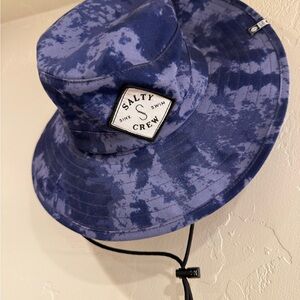 Salty Crew Purple Tie-Dye Bucket Hat - NWOT